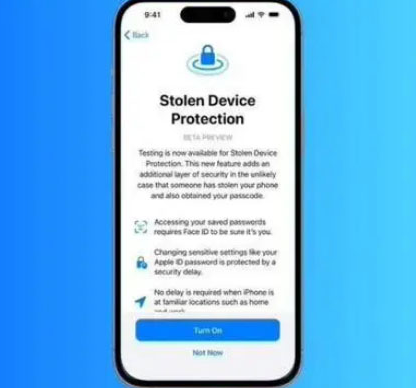 临泉苹果授权维修店分享被盗设备保护功能开启方法 